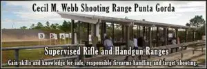 Cecil M. Webb Shooting Range supervised rifle and handgun ranges