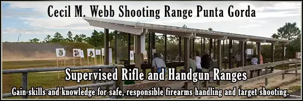 Cecil M. Webb Shooting Range supervised rifle and handgun ranges