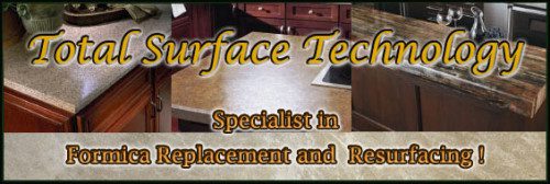 Total Surface Technology -  Specializing in Formica Replacement and Resurfacing !