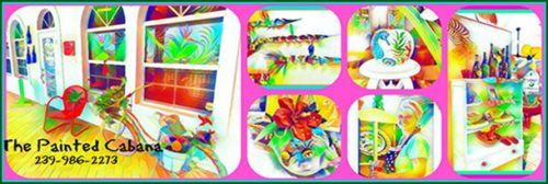 The Painted Cabana where Fun and Beautiful Art Classes are created in Punta Gorda!