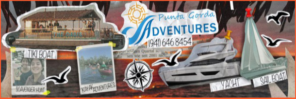 Punta Gorda Adventures - Real sailors. Real southwestern sunsets. Real smiles. All of the water crafts you see are locally owned and awaiting your adventure.