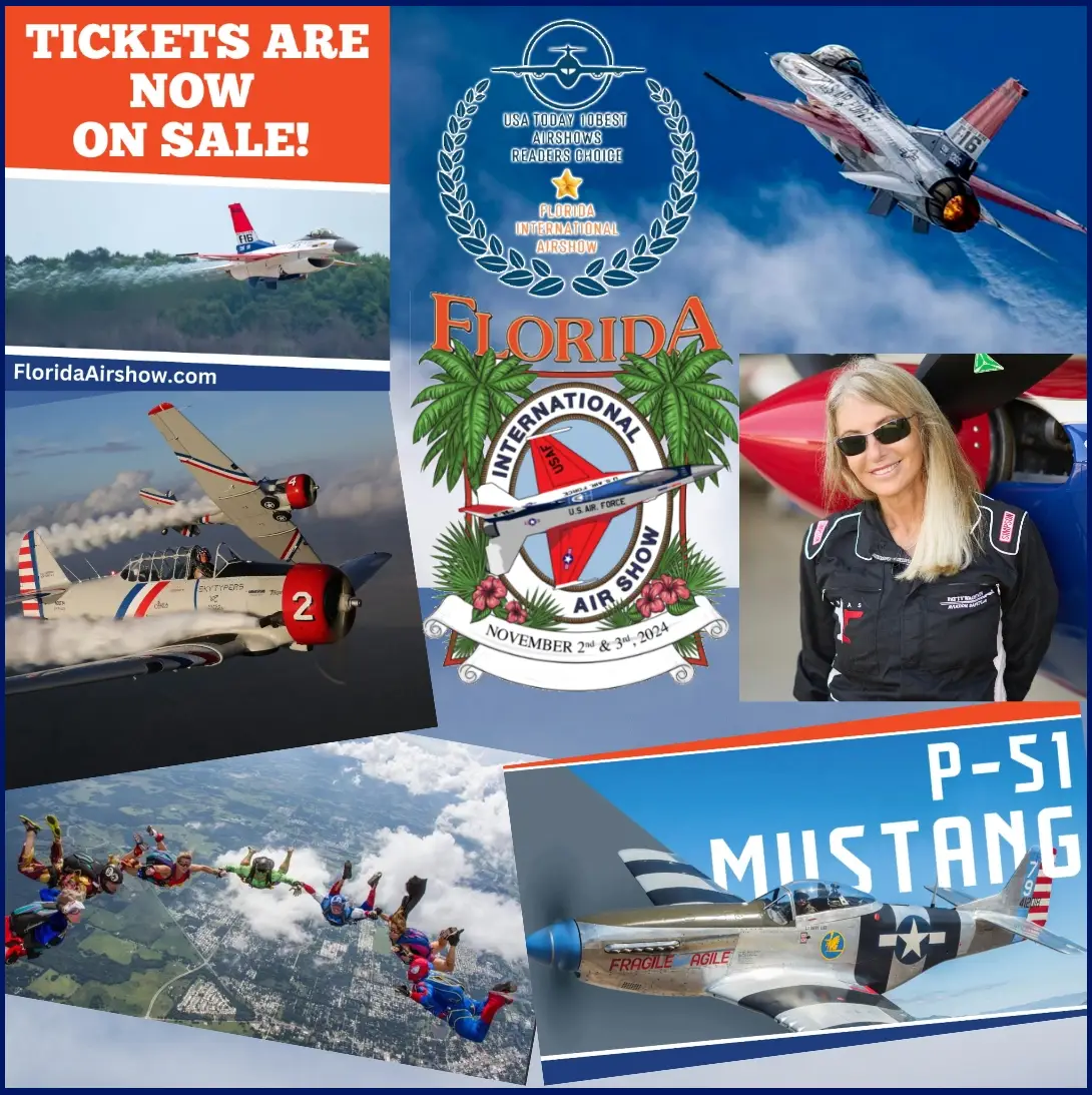 EXPERIENCE THE FLORIDA INTERNATIONAL AIR SHOW AT THE PUNTA GORDA AIRPORT We can't wait to see you in November 2 & 3, 2024!