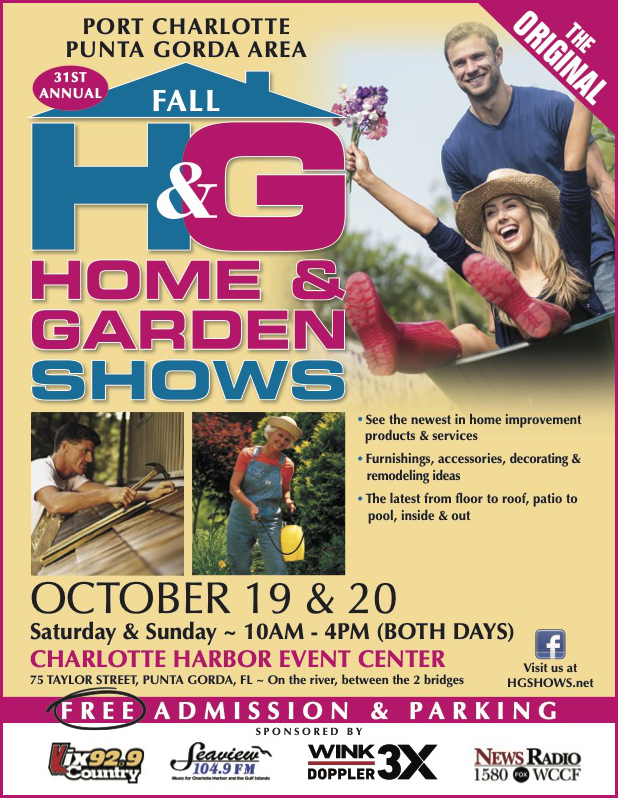 Coming October 19th and 20th - The Port Charlotte / Punta Gorda Home & Garden Show!