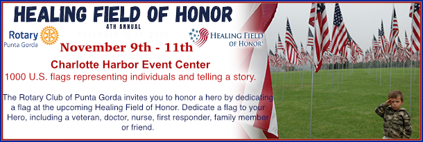 HEALING FIELD OF HONOR – November 9 – 11, 2024