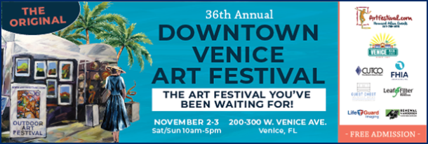 If you Love Sullivan St. Art Festival...You're Going to Love the Downtown Venice Art Festival - Nov. 2nd-3rd!