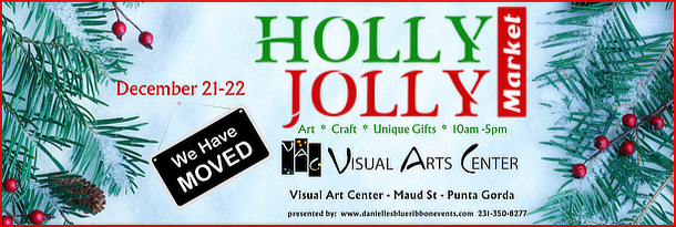 6th annual Holly Jolly Market - Art & Craft Show is moving to the Visual Arts Center