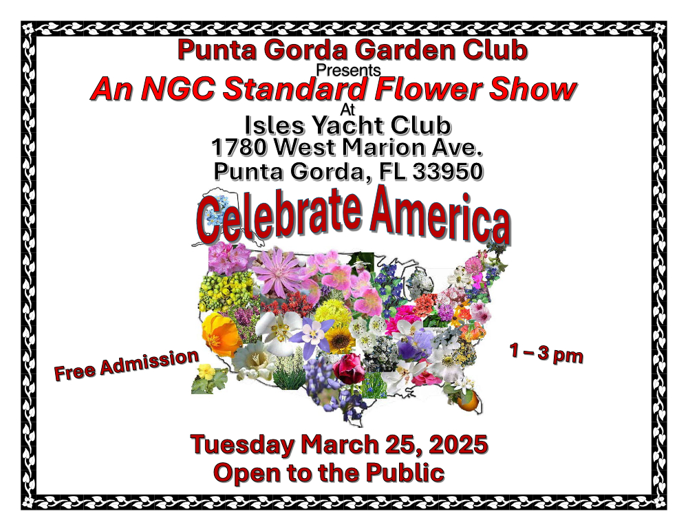 Flower Show  Presented by the Punta Gorda Garden Club