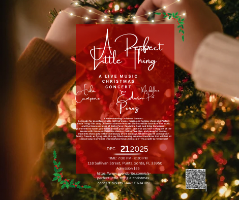 Everything 6 Red White Simple Christmas Party Flyer A4 Facebook Post