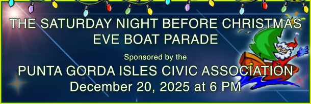 THE SATURDAY NIGHT BEFORE CHRISTMAS EVE BOAT PARADE – The Biggest Annual Event in the Isles !