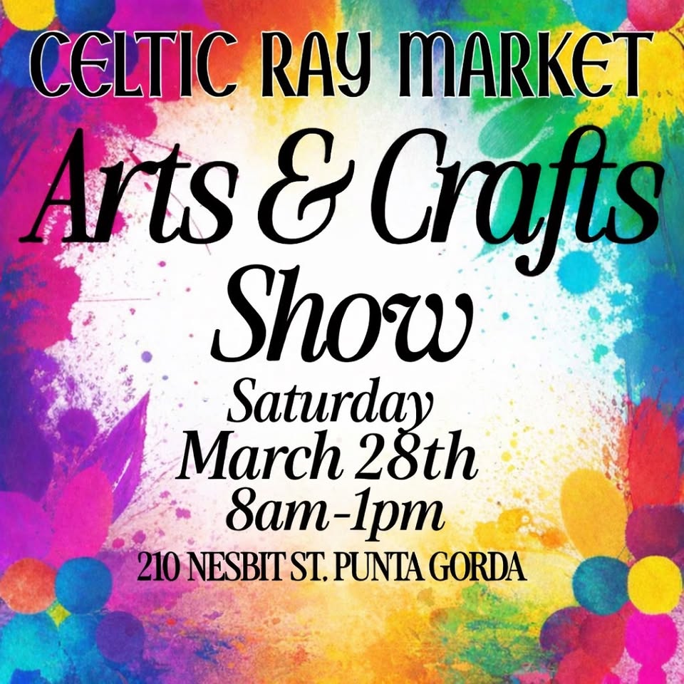 arts & crafts show at the celtic ray market