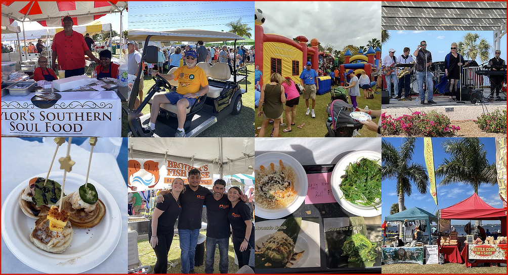 Mark your calendar for Sunday, March 8, 2026, at beautiful Laishley Park — where food, fun, and community come together on Charlotte Harbor!