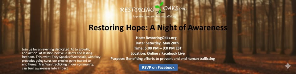 Join Us: An Evening with Restoring Oaks. sponsored by Charlotte County Republican Club
