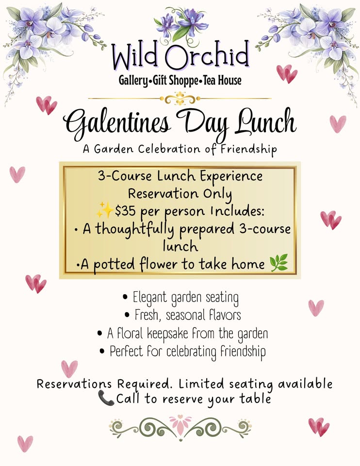 Galentine’s in The Garden at Wild Orchid