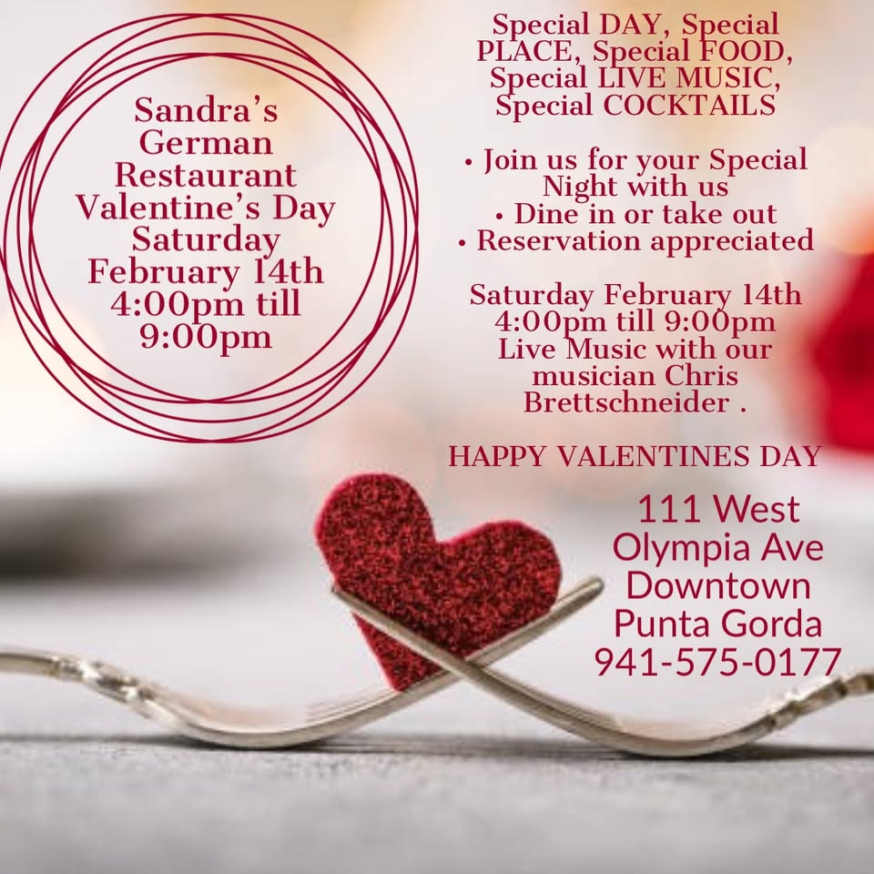 Sandra’s Valentines Dinner