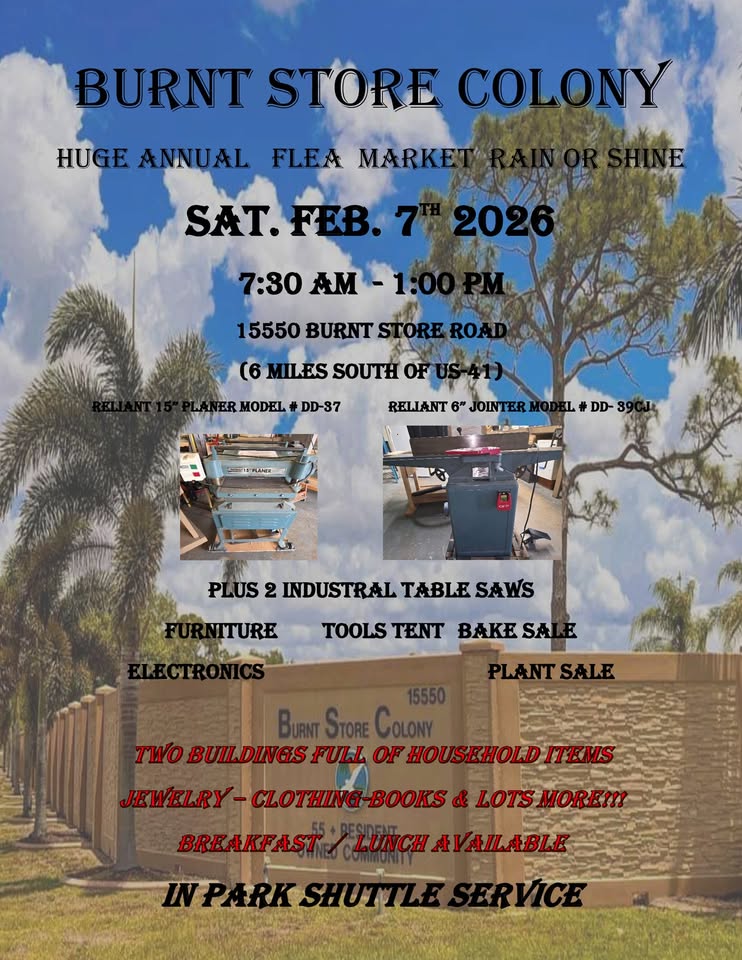 Burnt Store Colony Annual Flea Market