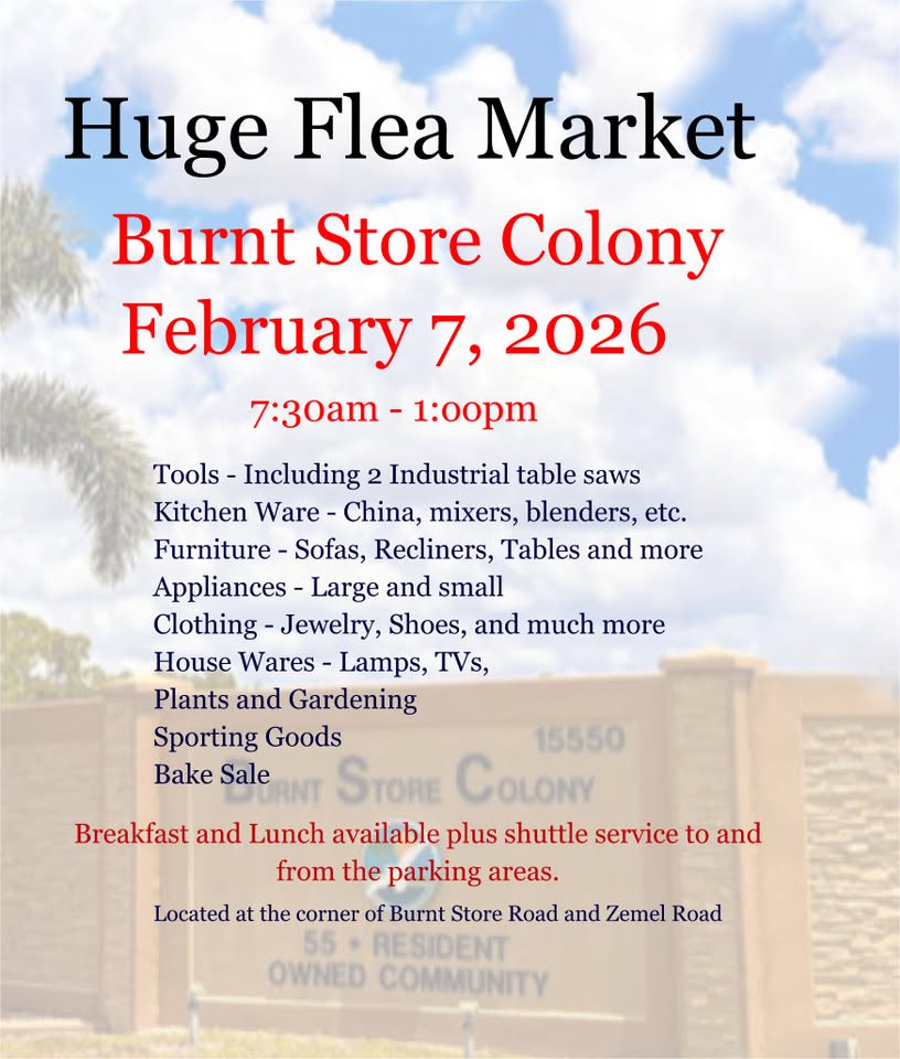 Burnt Store Colony Annual Flea Market