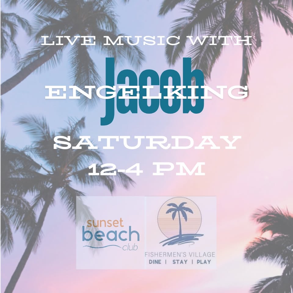 Jacob Engelking at Sunset Beach in Fishermens Village