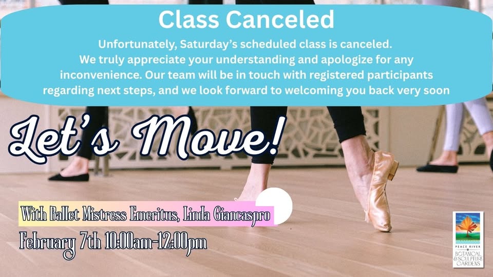 CANCELED – Let’s Move! With Ballet Mistress Emeritus, Linda Giancaspro