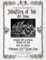 ministry of ink art show at downtown kava