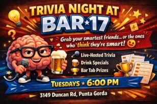 trivia night at bar 17!!