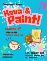 kava & paint at dtk with ranger rob!