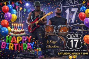 kings chambers band returns to bar 17! it’s mr. king’s birthday!!!!?