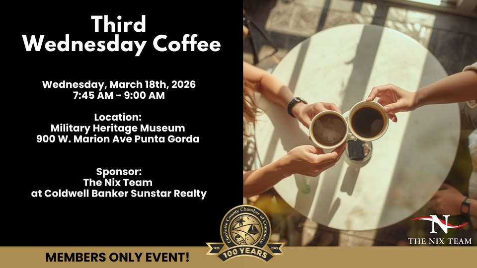 march third wednesday coffee — members event