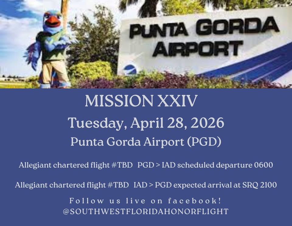 southwest florida honor flight mission xxiv