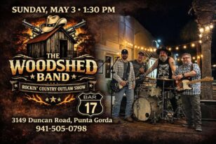 woodshed band rocks the stage at bar 17!