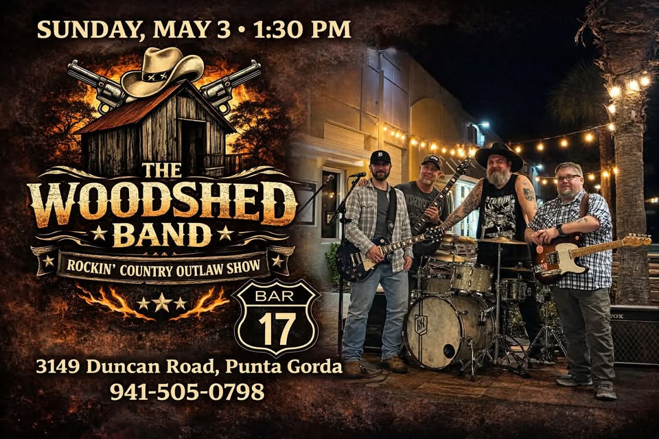 woodshed band rocks the stage at bar 17!