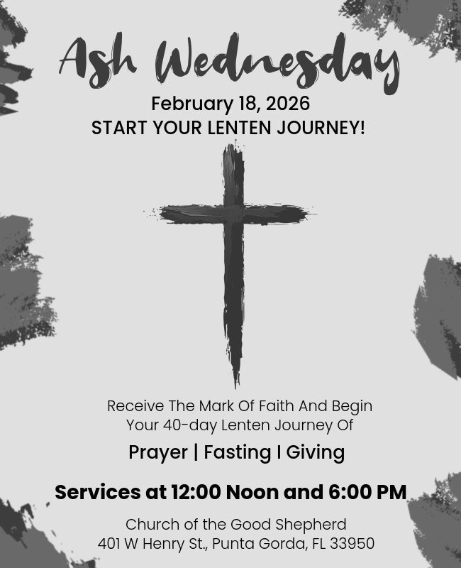 ash wednesday service