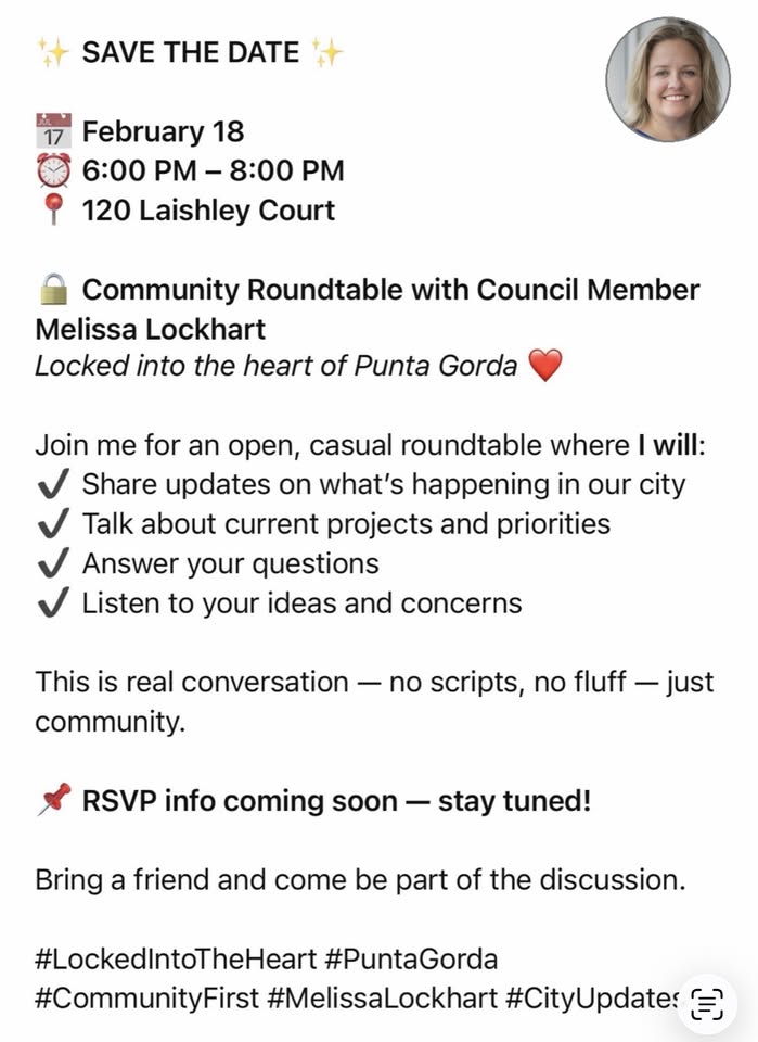 community roundtable with council member lockhart
