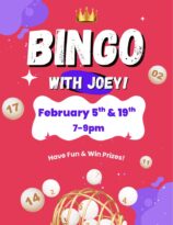 bingo with joey at downtown kava