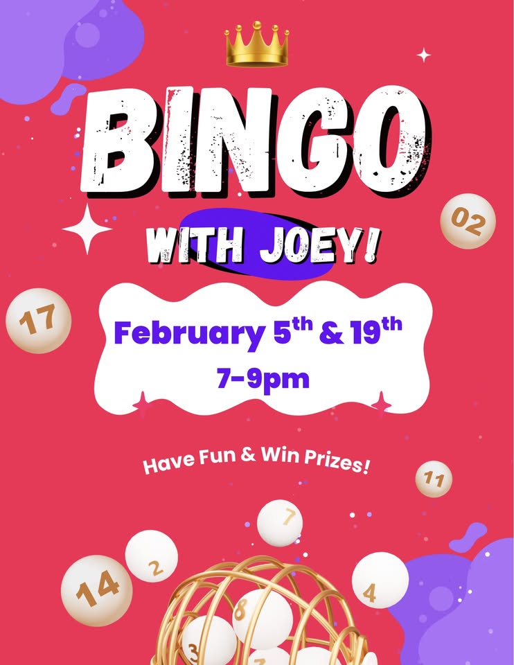 bingo with joey at downtown kava
