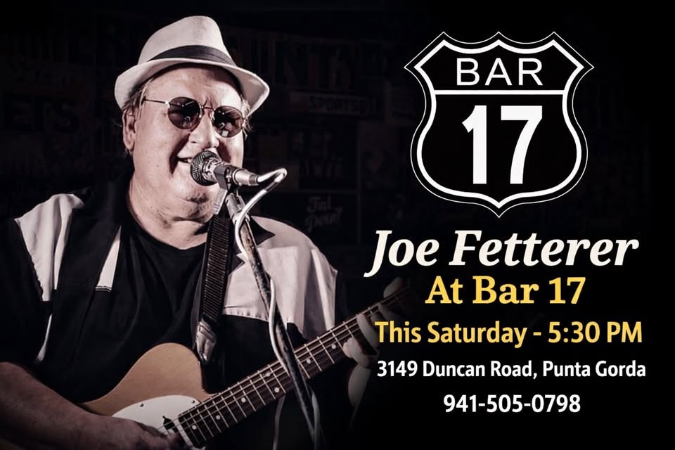 joe fetterer at bar 17 saturday following strut!