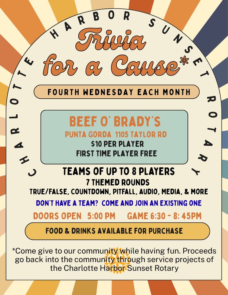 monthly, trivia for a cause