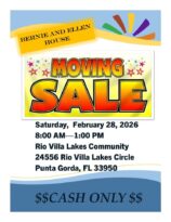moving sale gates open @ 8am