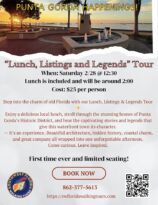 lunch, listings & legends tour of historical downtown punta gorda