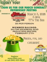 march general membership meeting sponsored by just counters & other stuff, inc