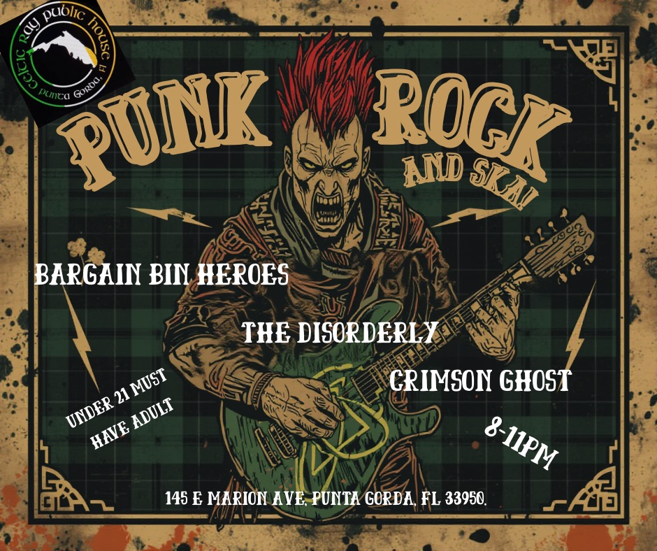 the celtic ray punk and ska show!!!