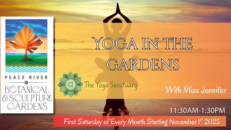 yoga in the gardens with the yoga sanctuary