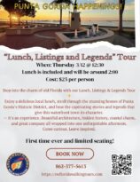lunch, listings & legends tour of historical downtown punta gorda