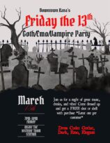 friday the 13th party at downtown kava