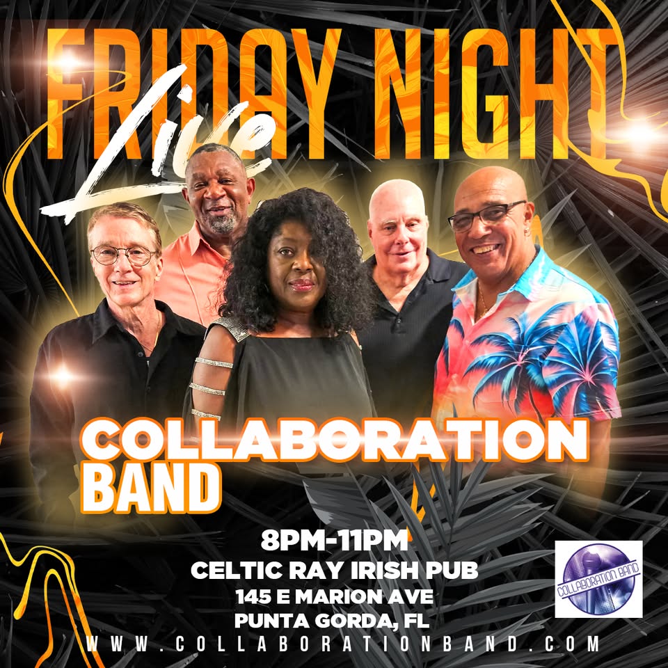 friday night live at the celtic ray with the collaboration band !!!