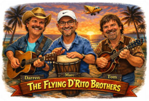 the flying d'rito brothers over tt's tiki bar