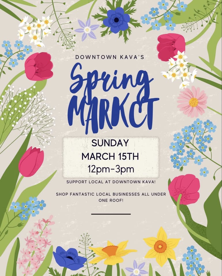 spring market pop up