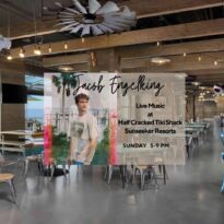 jacob engelking at half cracked tiki shack