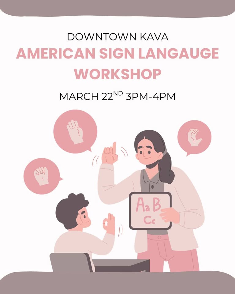 sign language workshop with kira