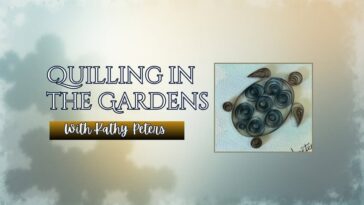 quilling in the gardens turtles in the sea