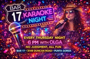 karaoke with olga at bar 17!!